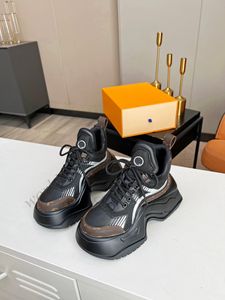 Tasarımcı Sıradan Ayakkabı Arşivli 2.0 Spor Ayakkabı Kauçuk Eğitmenler Orijinal Deri Kadın Platform Sneaker Moda Koşu Ayakkabıları
