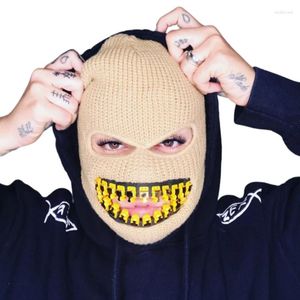 Berretti Fun Robber Balaclava Men Costume Cappelli Regalo di Halloween Caldo cappello a cuffia morbido