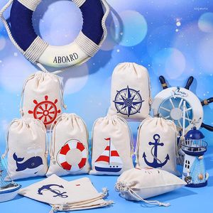 Gift Wrap Cruise Anchors Nauti Bags Boat Nautical Boy Girl Birthday Beach Wedding Bachelorette Party Bridal Shower Hangover Kit