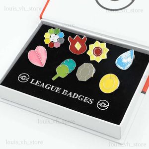 Toys TCG Game Gym Badge Brosch Go Anime Figures Monster King of Heaven Gymnasium Metal Badge T230810