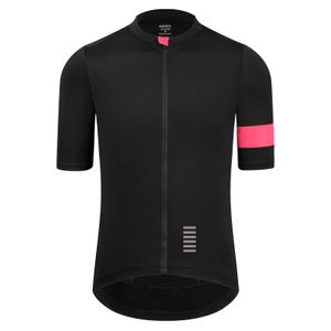 Cykelskjortor Tops RisesBik High Quality Areo Race Fit Men's Cycling Clothing Kort ärmar Cykeltröja Skjorta Maillot Ciclismo Road Bike Jersey 230810