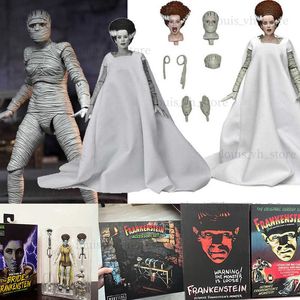 Original NECA Bride of Frankenstein Figure 1931 Mary Shelley's Accessory Lab Table Set Action Figure Colorful Movable Toys Gifts T230810