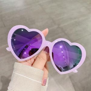 Sunglasses Party Beach Polarized Heart Funny Candy Color UV400 Shaped Sun Glasses Love Shades For Women