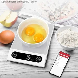 Accuweight CK795ble Digital Kitchen Scale Bluetooth Połączenie Zastosowanie Akcesoria kuchenne do pomiaru żywności 5 kg Z230811
