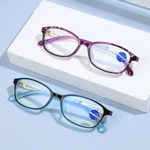 Sunglasses Anti-Blue Light Reading Glasses Urltra-Light Eye Protection Men Women Comfortable Eyeglasses Spring Hinge