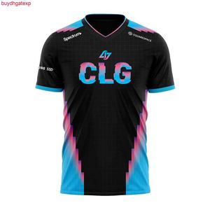2023 Team Esports Men's and Women's T-shirts Custom Id Uniform Athletic Comfort Breathable High Quality Clothing Oversized Fan Party Clothing