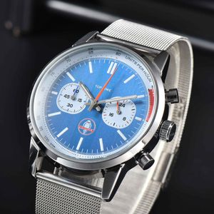 Het New Luxury Men's Watch Quartz Classic Endurance Olika mönster Chronograph Watches flera färger Män klockor Wristw