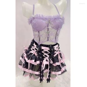 Etekler gotik etek punk kawaii estetik y2k lolita jk moda kıyafetleri