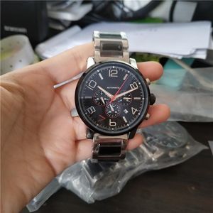 Man Watch Luksus ze stali nierdzewnej Strażnik Niezwyczajny na rękę Mechaniczne sportowe sport