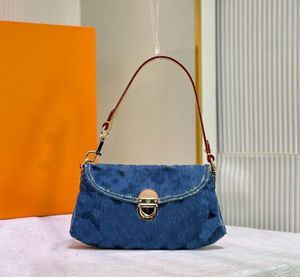 2023 borse firmate Ladies Flap Crossbody Canvas Borse tote in vera pelle Borsa a tracolla classica con stampe di lettere Pacchetto denim