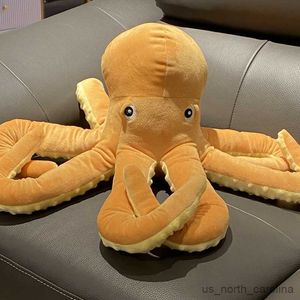 Stuffed Plush Animals New Net Red Octopus Doll Big Octopus Plush Toy Furniture Decoration Children's Toys To Soothe Sleep R230810