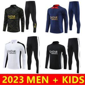 football jacket tracksuit 2023 2024 Long sleeved soccer training suit sweatshirt 23/24 Maillot de foot PSgs jogging chandal futbol MEN KIDS KITS