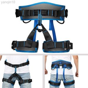 Rock Protection Rock Climbing Harness Seat Expand Training Half Body Harness Tree Climbing Rappelling Protective Survival Safety Belt HKD230810