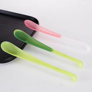 Disposable color-changing spoon Food grade PP plastic small spoon household cold color-changing ice cream scoop wholesale