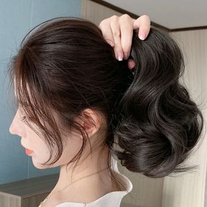 ヘッドウェアヘアアクセサリーウィッグポニーテール女性グラブクリップショートビッグウェーブ気質長い巻き毛シミュレーション自然現実的なタイガークリップフェイクポニーテール230809