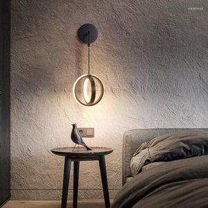 Wall Lamps Reading Lamp Modern Style Glass Sconces Nicho De Parede Deco Led Wireless Mount Light