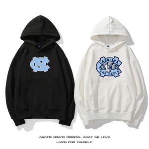 Mens Hoodies 스웨트 셔츠 노스 캐롤라이나 인쇄 솔리드 패션 두껍게 고품질 트렌드 남성과 여성 스웨트 셔츠 캐주얼 Y2K 까마귀 230809