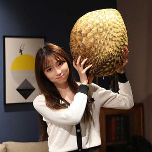 Stuffed Plush Animals 40-55cm Simulation Fruits Plush Toy Mango Strawberry Pineapple Durian Cantaloupe Stuffed Throw Home Decor