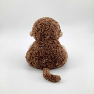 Animali di peluche ripieni Simpatico peluche Scimmia con occhi grandi Simulazione Peluche Bambola di peluche Tenere morbida Compagno di giocattoli per bambini Regalo di compleanno per bambini