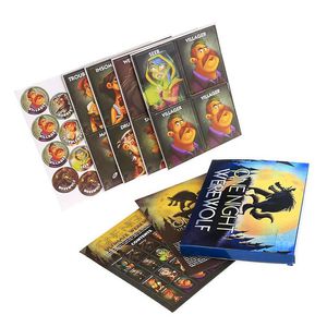 Kortspel Säljarspel One Night Timate Werewolf Art Paper With Box Birthday Party Christmas Gift LA001 Drop Leverans Toys Gifts PUZZL DHEWC