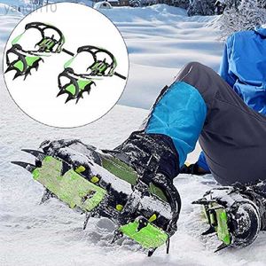 Rock Protection BRS Crampons Outdoor Mountain Climbing Camping Accessories Equipments Hiking Ice Climbing Snow Walking Survival NonSlip Footwear HKD230810