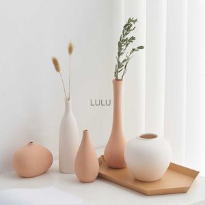 Abstract Vases Art Ceramic Crafts Simplicity Vase Decoration Home Photography Props White SMRIL VASE DROPFAKT HKD230810