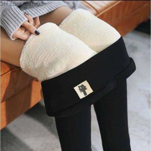 Socks Hosiery Winter thick wool long legs high waist high elasticity women's stockings warm and sexy tight fitting clothes fitness warm exercise legs Z230810