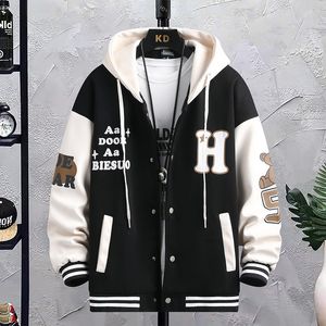 Mens Jackets Spring Autumn Jacket Baseball Coat Junior High School Students Handsome For Boys Youth Trend College Wear 230810