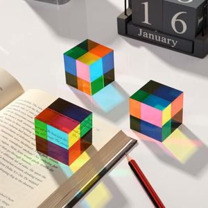 Prisms Color Cube 50mm سطح مكتب الديكور العمل الفني