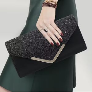 2023 Modna nowa cekinowa dziewczyna Crossbody Dress Worka obiadowa torba sprzęgła