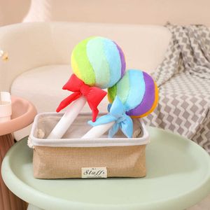Fyllda plyschdjur 43/58 cm Cartoon Lollipop Plush Toy Creative Stuffed Candy Doll Sweet for Girl's Room Decoration Gifts
