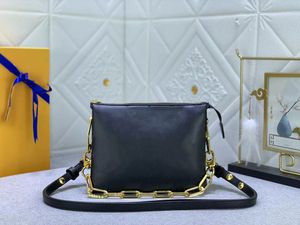 2023 new Designer Coussin Bb Pm Message Bag Leather Belt Embossed Handbags Monograms Luxurys Womens Cross Body Bags Big Chains Purse Wallets AAAAA