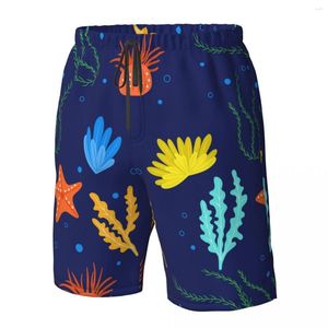 Pantaloncini da uomo Costumi da bagno da uomo Costumi da bagno Beach Board Costumi da bagno Running Sport Surff Coral Sea Star Anemone Quick