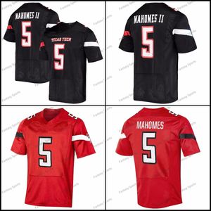 Texas Tech 5 Patrick Mahomes II College Football Jersey Vintage University Szygowane koszule