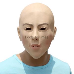 Personality Bald Beauty Full Face Latex Mask Halloween Women Party Masquerade Scary Roleplay Headdress Props Funny Masks Gift HKD230810