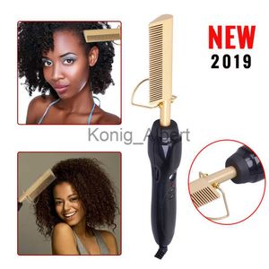 Other Hair Removal Items Electric Comb Straightener High Heat Press Comb Hot Straightening Electric Comb Environmentally Friendly Titanium Alloy x0810