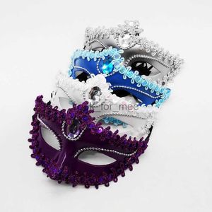 10st Lace Mardi Gras Masquerade Mask for Carnival Prom Venetian Half Retro Costume Fancy Dress Party Supplies HKD230810