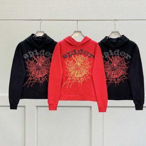 Hiphop kapüşonlu kazak erkek kapüşonlu sp5der tasarımcı sweatshirt pamuk uzun kollu tişört erkek kadın pullover ceket moda 555 baskı örgü kapüşonlar en kaliteli