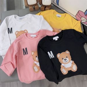 Mor och barn flickor pojkar tryck brev jumper hoodies toppar mode flicka pojke jumper tshirts tees familj lika barn kvinnor hoodie t shirt kläder