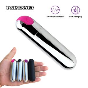 Взрослые игрушки G-Spot Bullet Vibrators для женщин Странные портативные секс-игрушки Маленькие мощные пули Вибратор Мини-водонепроницаемый стимулятор клитора 230810