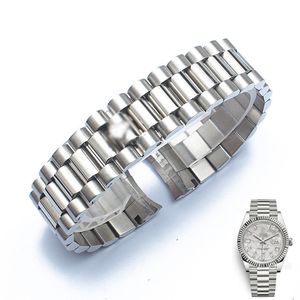Watch Bands Band For DATEJUST DAY-DATE OYSTERPERTUAL DATE Stainless Steel Strap Accessories 13mm 17mm 20mm 21mm Bracelet With Logo