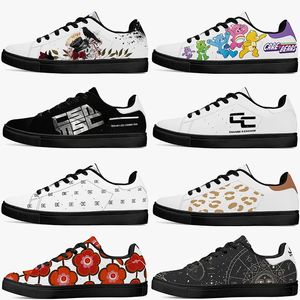 الأزياء المخصصة أحذية DIY New Cool Mens Womens Cartoon Purple Water Sports Sneakers 36-48