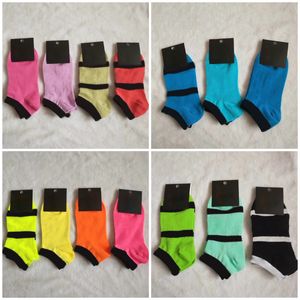 short socks ankle garter woman letter breathable multi color high quality cotton ankle black pink girls all cottons competition classic sports cheerleading team l5