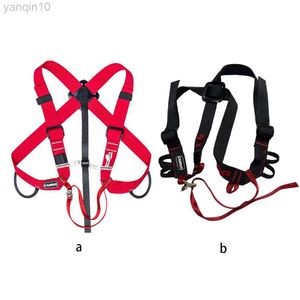 Rock Protection Climbing Chest Strap Comfortable Safety Belt Body Fixator for Protection HKD230810