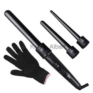 Altri oggetti per la depilazione per capelli Iron Iron Bigwavehairwaverhaircurler 9-32 mm Attrezzatura per capelli Strumenti di stilo di ferro da stiro Professional Curling Wand set x0810