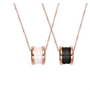 Trend Titanium Steel Female Ins Personlighet Roman Digital Design Pendant Halsband M2209