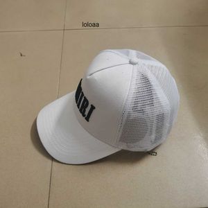 Punk Mesh Amirly 6dll Hop Designer Femelle Lexurie Mężczyzna Lettre Visor Broderie Male Bend Caps Cross Wave Baseball Hats