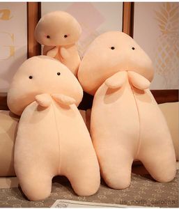 Fyllda plyschdjur 18-100 cm Ny design Penis Plush Toy Simulation Boy Dick Plushie Real-Life Penis Plush Kram fyllda sexiga intressanta gåvor R230810