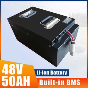 48V 50AH LI-ion med Bluetooth 2800W Motor Controller Solar Energy Storage Elektrisk rullstol Motorcykel litiumbatteri