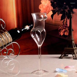 Бокалы для вина творческий человеческий кузов хрустальный стеклянный боросиликат красота кубок для баров домашняя вечеринка подарка на день рождения